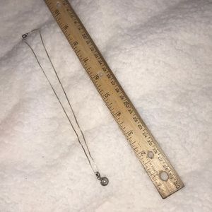 Genuine pearl necklace on sturdy 925 box chain.